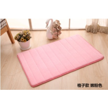 Coral Fleece Mat with Anti Slip Backing